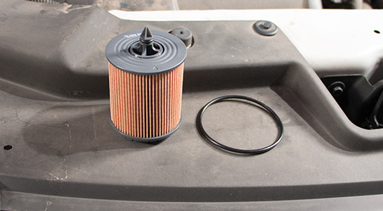 Cartridge-type oil filter